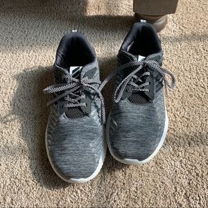 Gray adidas shoes